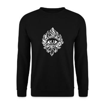 Eye Eyes Ophthalmologist - Unisex Sweatshirt - black - Front - Alina (178cm) & Michal (187cm)