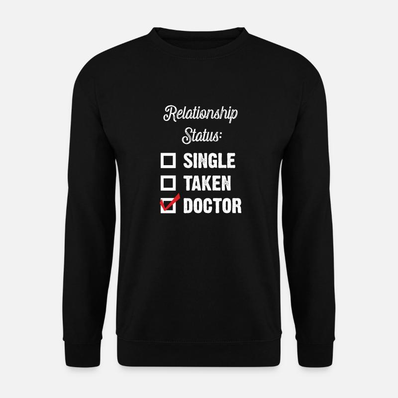 Dr. Check! - Sweat-shirt Unisexe - noir