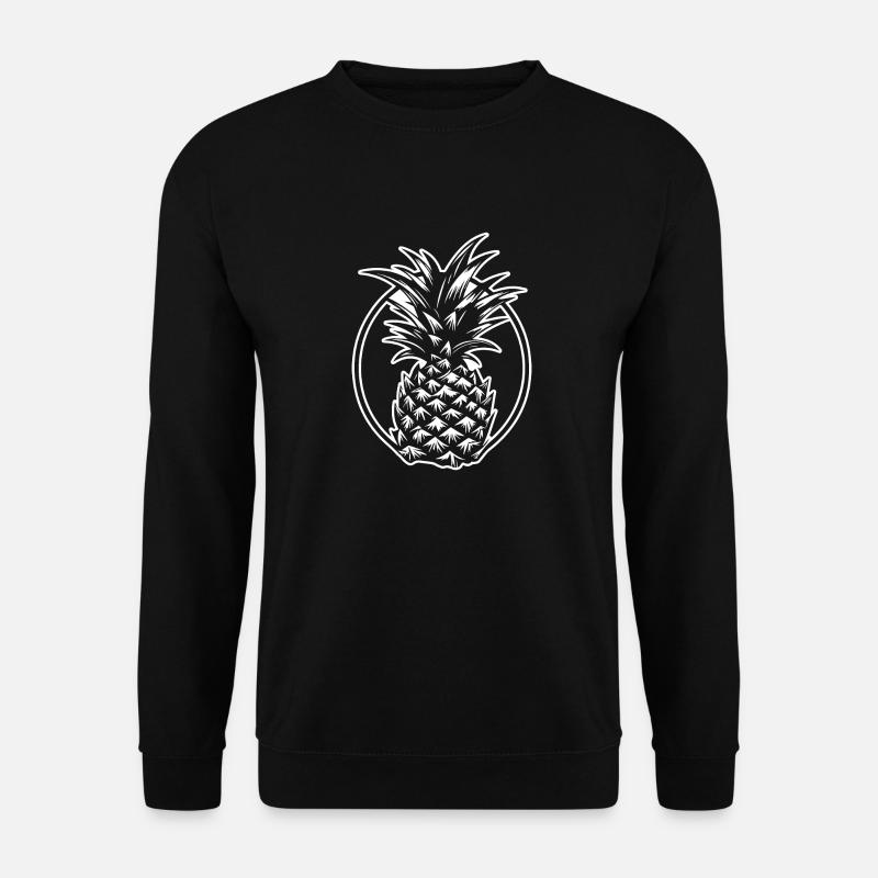 Ananas - Unisex Pullover - Schwarz