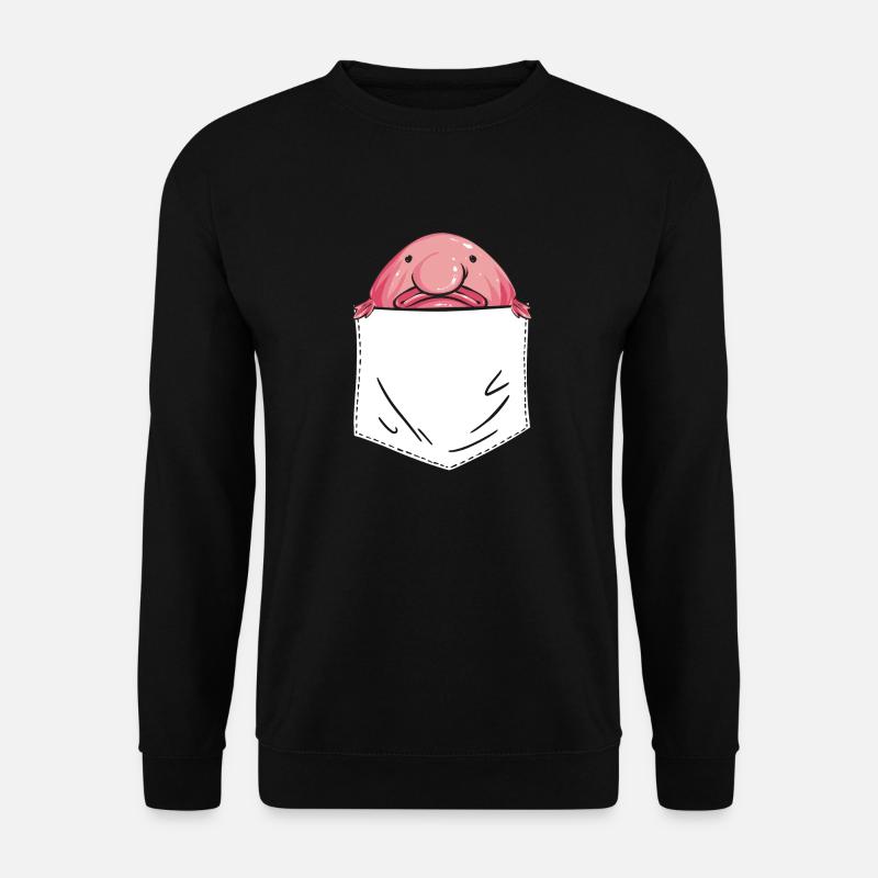 Poisson blob - Sweat-shirt Unisexe - noir