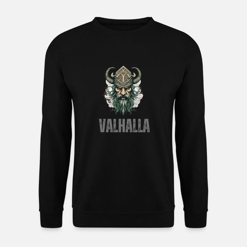 König der Wikinger - Unisex Pullover - Schwarz