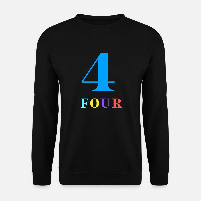 Four-4th Anniversary - Unisex Sweatshirt - black