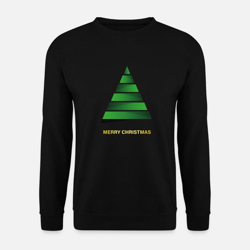 Merry Christmas Tree - Unisex Sweatshirt - black