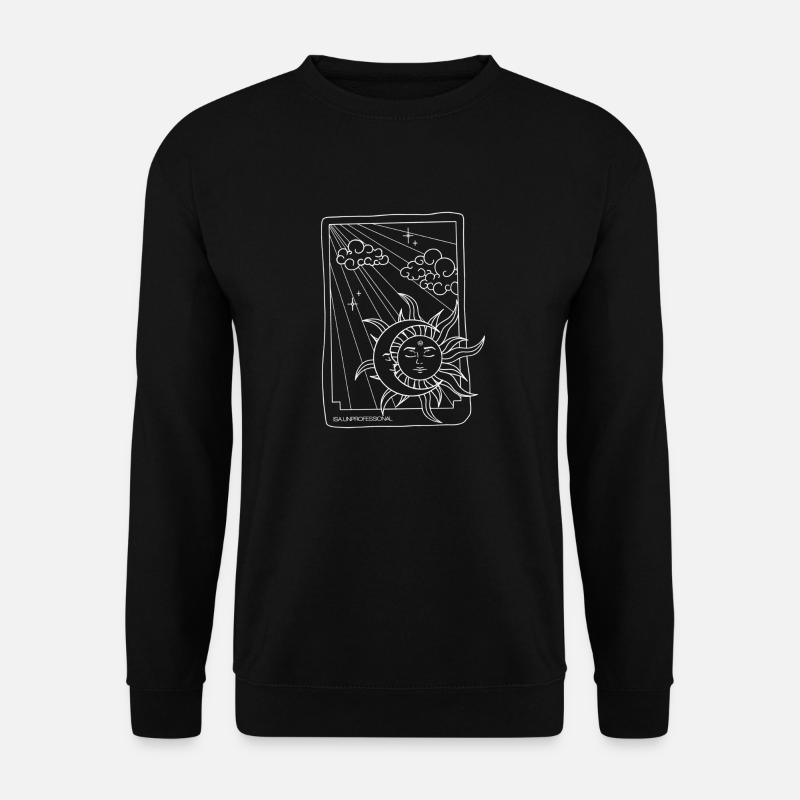 Tarot Sun by Isa.unprofessional - Unisex Sweatshirt - black