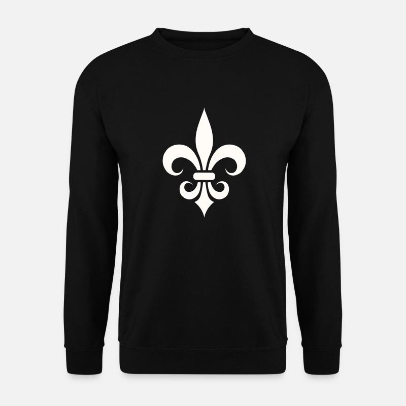 fleur de lys - Sweat-shirt Unisexe - noir