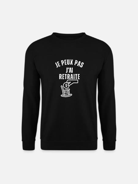 Ich kann mich nicht in einem Wohnmobil zur Ruhe setzen - Unisex Pullover - Schwarz