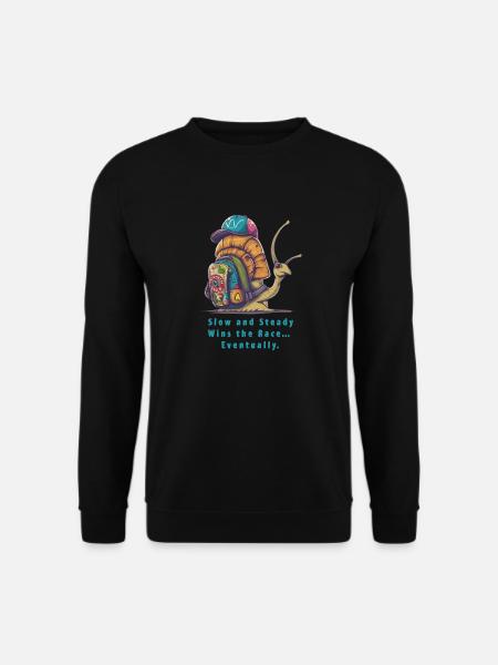 Slow And Steady - Unisex Sweatshirt - black