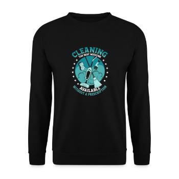 Nettoyage du meilleur nettoyant pour médicaments Entretien ménager - Sweat-shirt Unisexe - noir - Devant - Alina (178cm) & Michal (187cm)