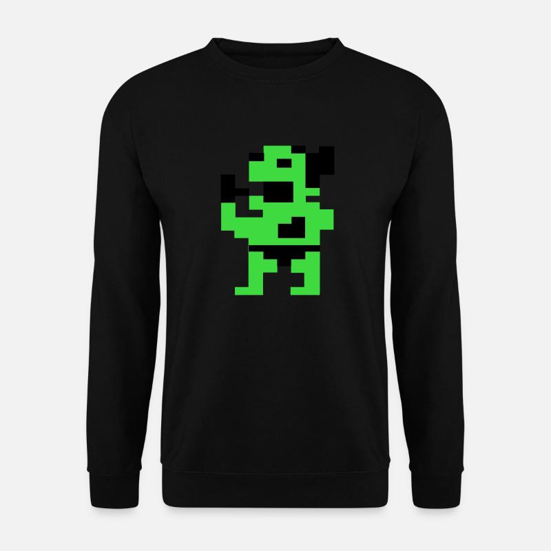 The Fat Green (Pix) - Unisex Sweatshirt - black