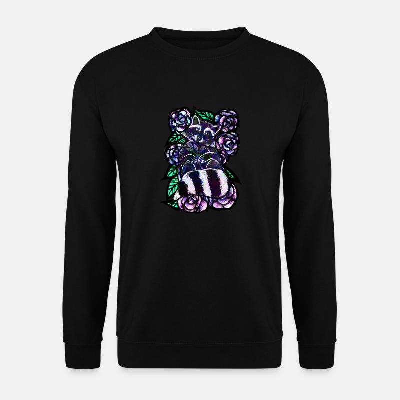 Waschbär - Unisex Pullover - Schwarz