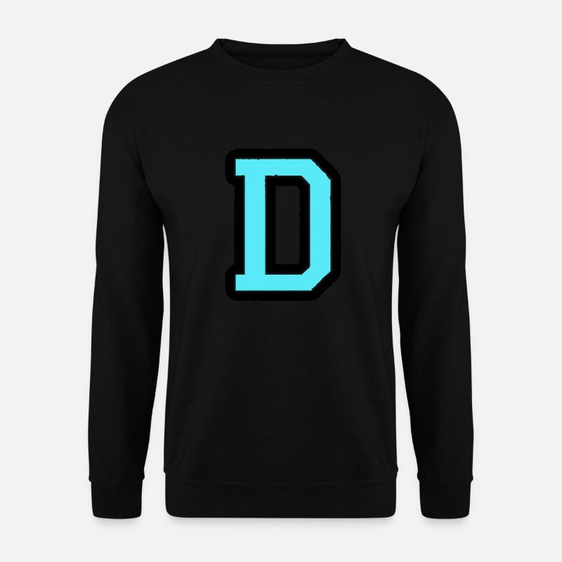 D letter - Unisex Sweatshirt - black