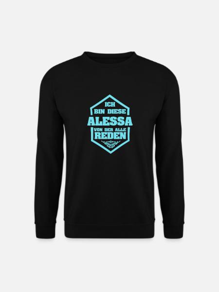 Alessa - Unisex Sweatshirt - black