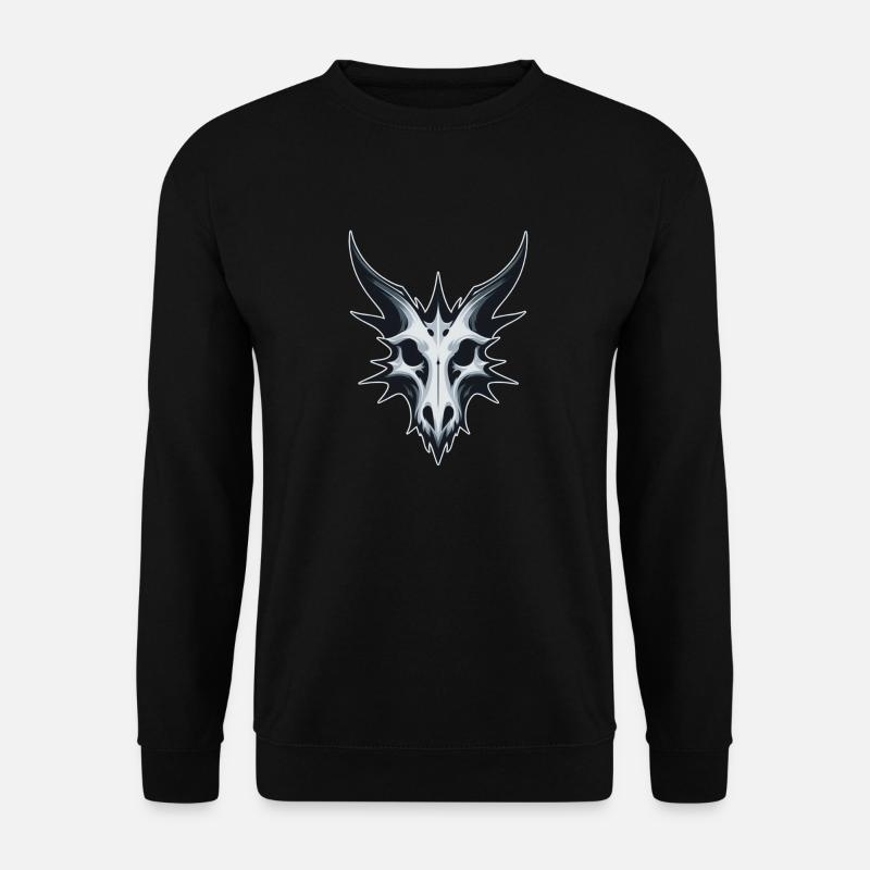 Dragon skull - Unisex Sweatshirt - black