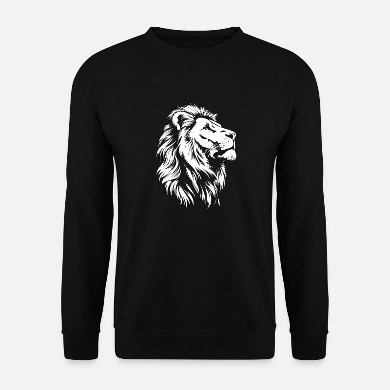 Löwe - Unisex Pullover - Schwarz