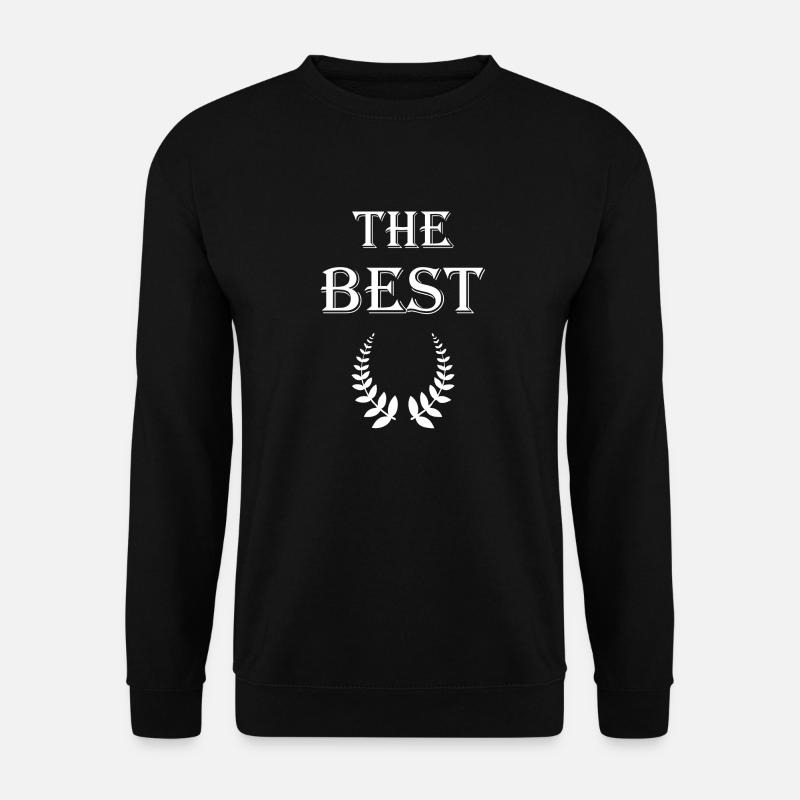the best white - Unisex Sweatshirt - black