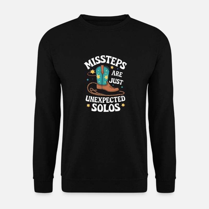 Danse en ligne Danseurs - Sweat-shirt Unisexe - noir