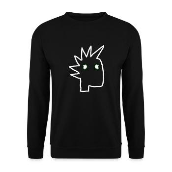 Punk Rock Pogo Anarchie Punks Punk Rocker Punk - Sweat-shirt Unisexe - noir - Devant - Alina (178cm) & Michal (187cm)