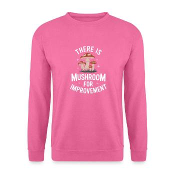 Pilz Pilze Funghi Champignon - Unisex Pullover - Pink - Vorne