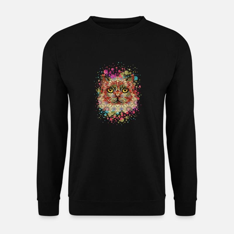 Chat - Sweat-shirt Unisexe - noir