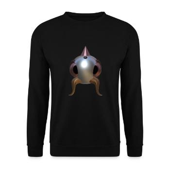 Alien - Unisex Pullover - Schwarz - Vorne - Alina (178cm) & Michal (187cm)