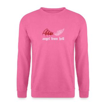 Angel From Hell - Grunge Aesthetic Clothes Occult - Unisex Sweatshirt - pink - Front