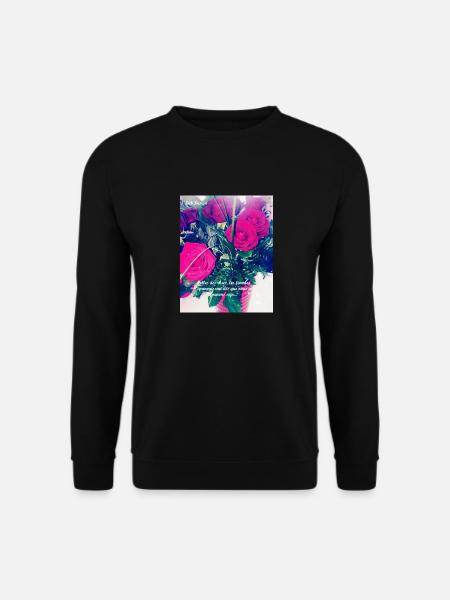Sab Design Roses - Sweat-shirt Unisexe - noir