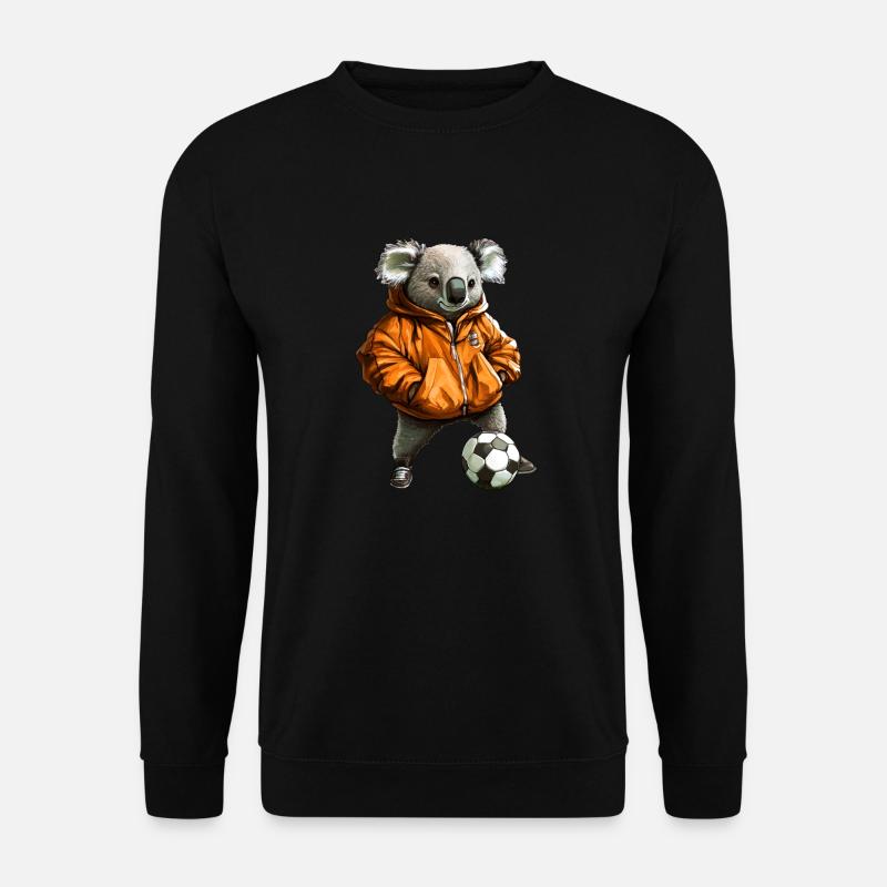 Koalas Soccer / Soccer Koala - Unisex Sweatshirt - black