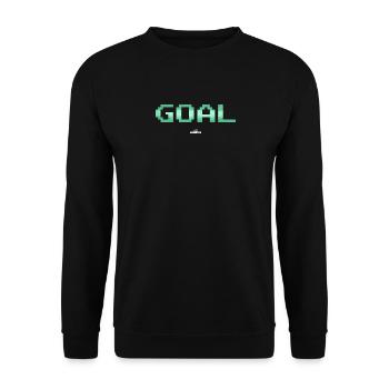 Infinite gameplay goal - Unisex Pullover - Schwarz - Vorne - Alina (178cm) & Michal (187cm)