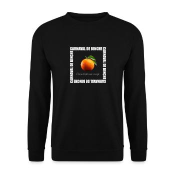Ceci n'est pas une orange - Sweat-shirt Unisexe - noir - Devant - Alina (178cm) & Michal (187cm)