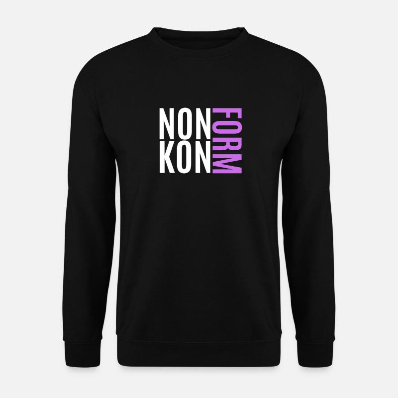 Nonkonform - Unisex Pullover - Schwarz