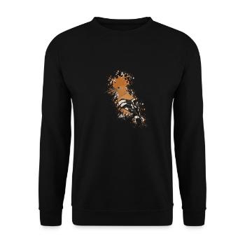 Hoopoe Bird Bird Lover Birdwatcher - Unisex Sweatshirt - black - Front - Alina (178cm) & Michal (187cm)