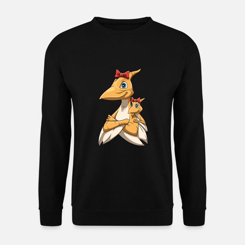 Pterodactyl Dino Dinosaurier Flugsaurier - Unisex Pullover - Schwarz
