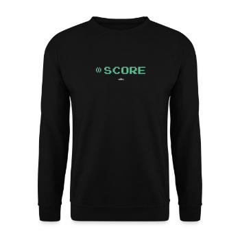 Score de jeu infini - Sweat-shirt Unisexe - noir - Devant - Alina (178cm) & Michal (187cm)