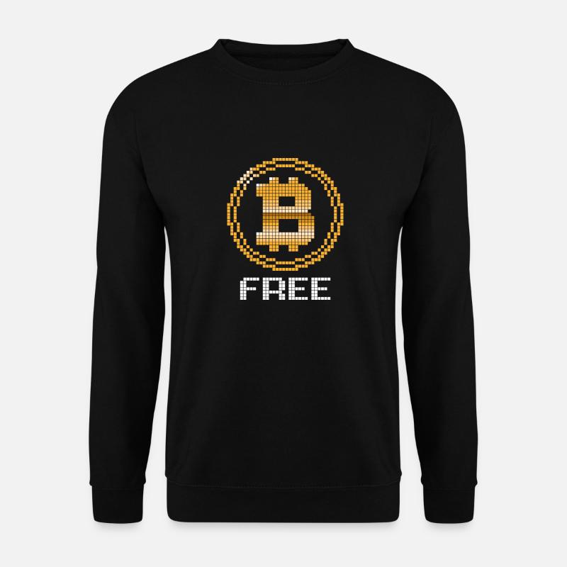 Bitcoin - Be Free - Unisex Pullover - Schwarz