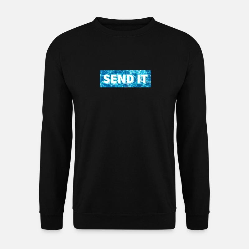 SEND IT box logo - Unisex Sweatshirt - black