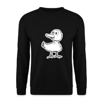 Canards - Sweat-shirt Unisexe - noir - Devant - Alina (178cm) & Michal (187cm)