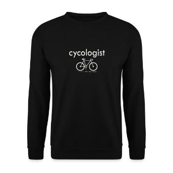 Cycologist Passion Vélo - Sweat-shirt Unisexe - noir - Devant - Alina (178cm) & Michal (187cm)