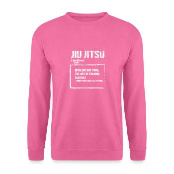 Jiu Jitsu Selbstverteidigung - Unisex Pullover - Pink - Vorne