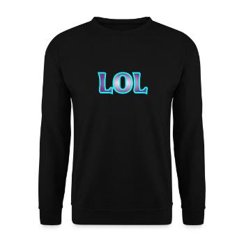 LOL - Unisex Pullover - Schwarz - Vorne - Alina (178cm) & Michal (187cm)