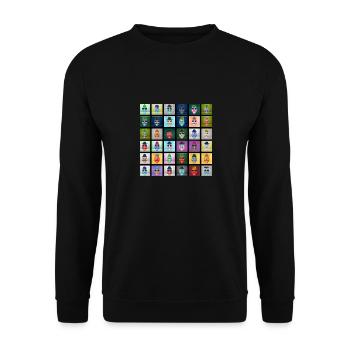 Quack Mageddon NFT - Unisex Sweatshirt - black - Front - Alina (178cm) & Michal (187cm)