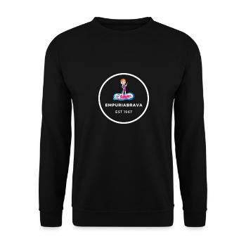 Empuriabrava EST 1967 SUP - Unisex Sweatshirt - black - Front - Alina (178cm) & Michal (187cm)