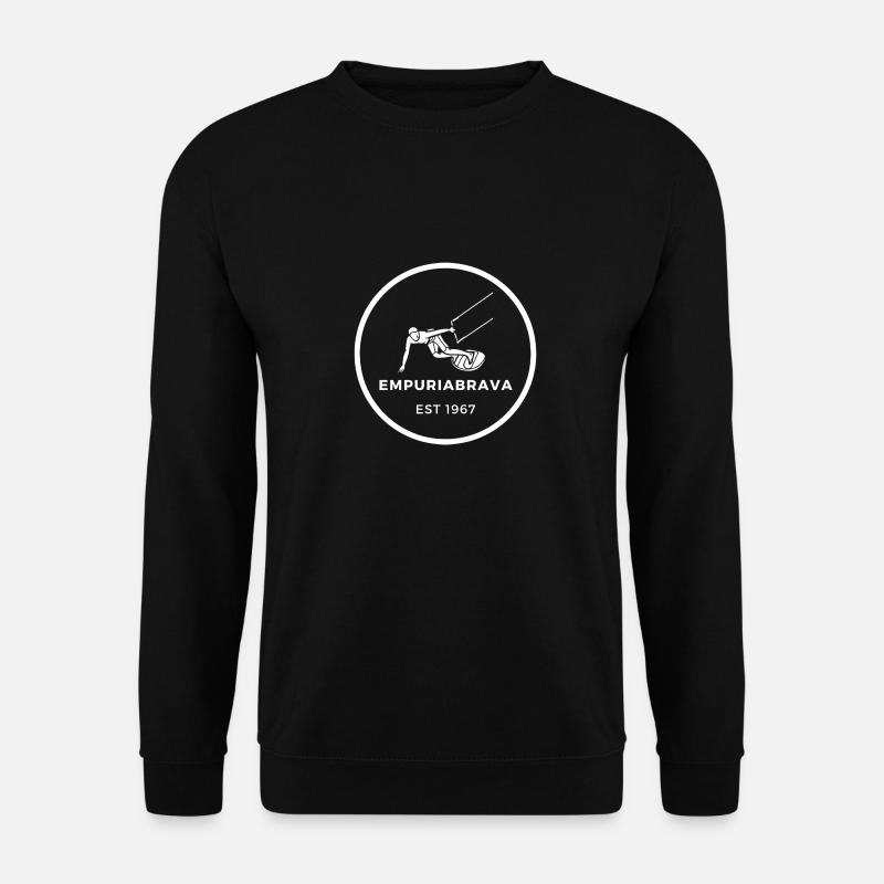 EmpuriaBrava EST 1967 Kitesurfing - Unisex Pullover - Schwarz