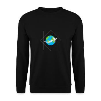 Voyage - Voyage - Sweat-shirt Unisexe - noir - Devant - Alina (178cm) & Michal (187cm)