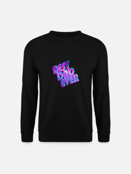 Best Dad Ever Space - Unisex Sweatshirt - black
