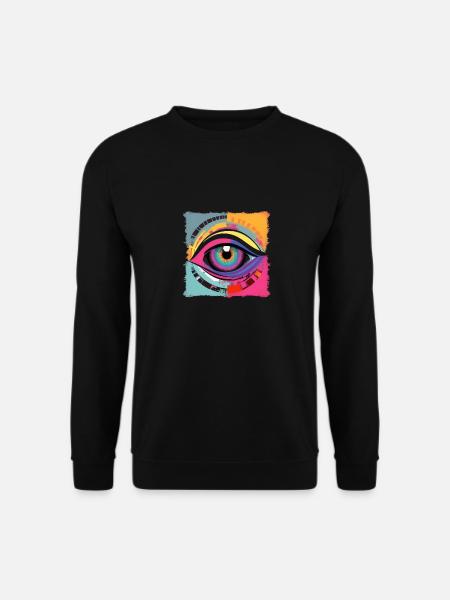 Eye cube - Unisex Sweatshirt - black