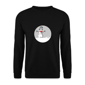 BONHOMME DE NEIGE - Sweat-shirt Unisexe - noir - Devant - Alina (178cm) & Michal (187cm)