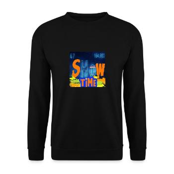 SHOWTIME CHEMISTRY - Unisex Sweatshirt - black - Front - Alina (178cm) & Michal (187cm)