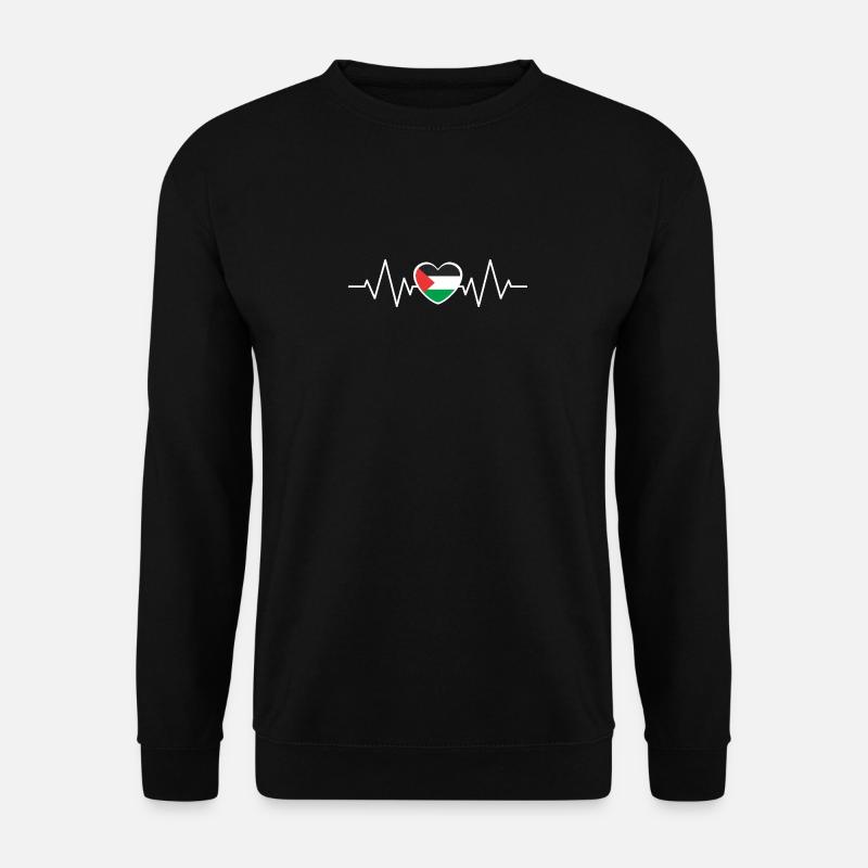 Palestine Pulse - Unisex Pullover - Schwarz