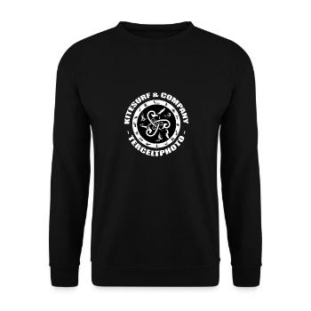 Kitesurfing & Company - Unisex Sweatshirt - black - Front - Alina (178cm) & Michal (187cm)