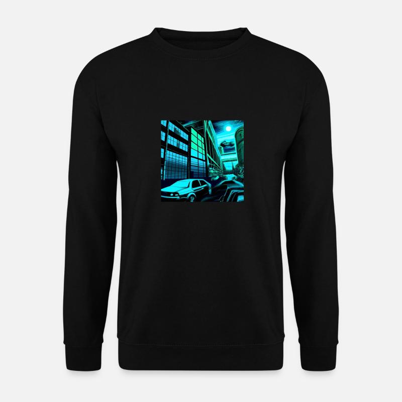 Design “Wolfsburg-3“ - Unisex Pullover - Schwarz